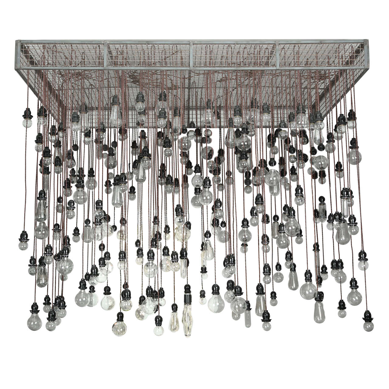 285 Bulb Industrial Chandelier at 1stDibs