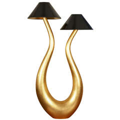 "Lyre" lamp by Philippe Cuny