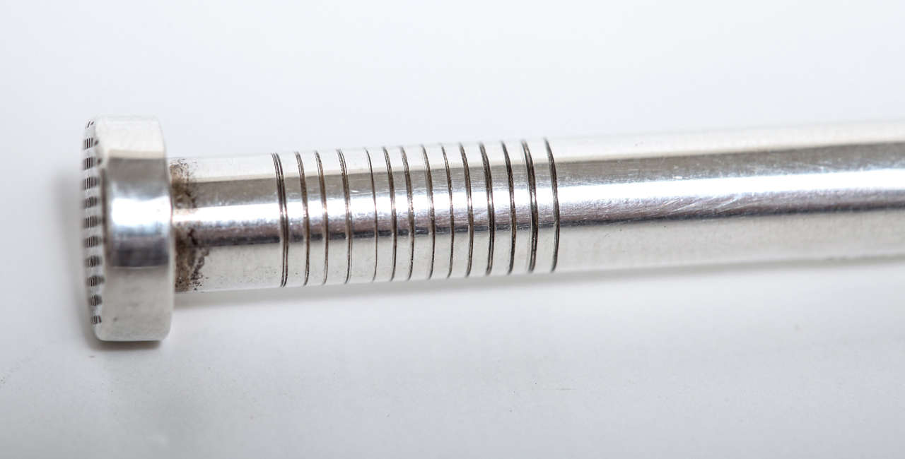 Sterling Silver Self Propelling Pencil in the Form of a Nail 2