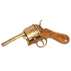 Antique Revolver Ink Well