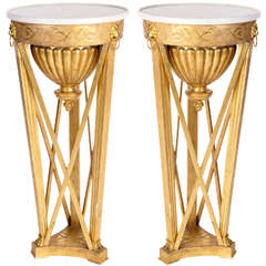 Very Fine Pair of Italian Neoclassical Gueridons 5