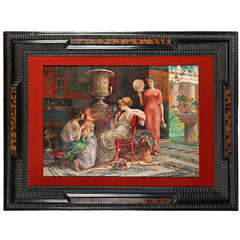 Fine Painting Oil on Canvas Signed Luigi Cavalieri