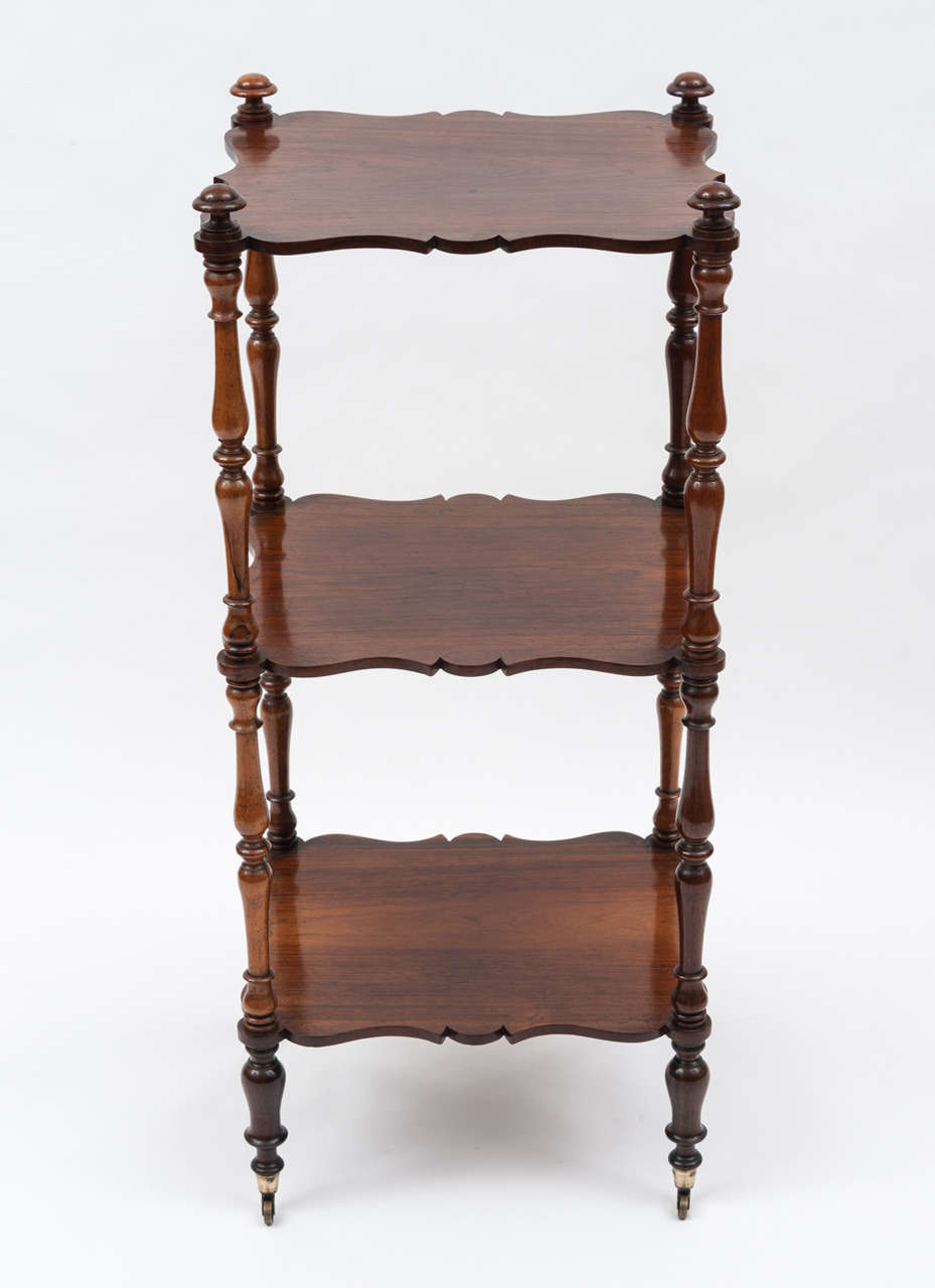 English Regency Rosewood Etagere