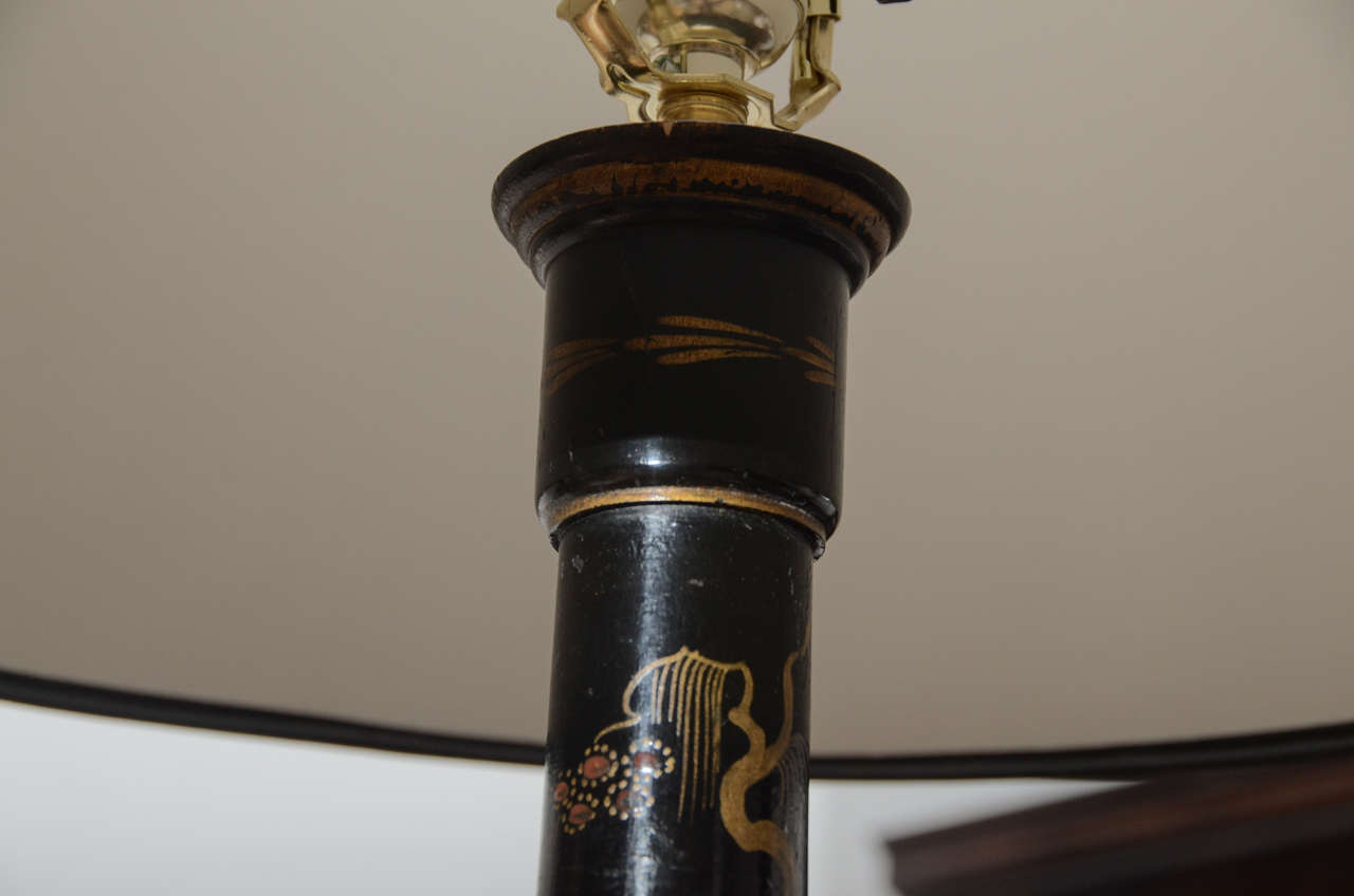 English 1920s Chinoiserie Floor Lamp 4