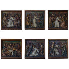 Set of Eight Stations of the Cross