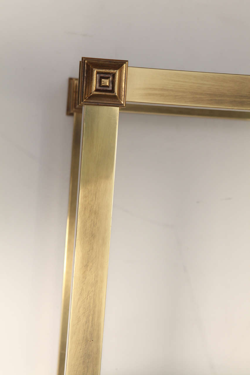 Mid-20th Century Vintage Mastercraft Brass Cocktail Table For Sale