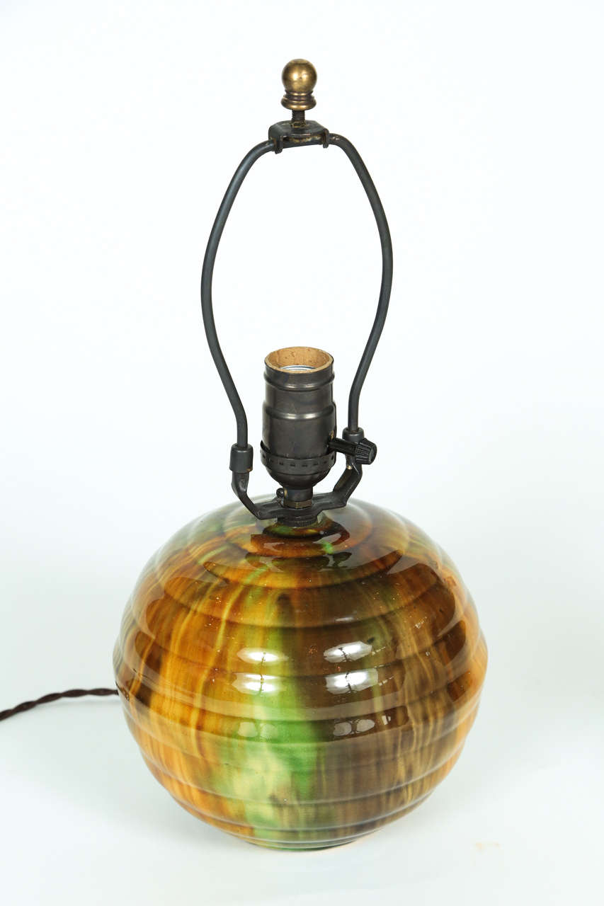 Vintage Pottery Lamp 1