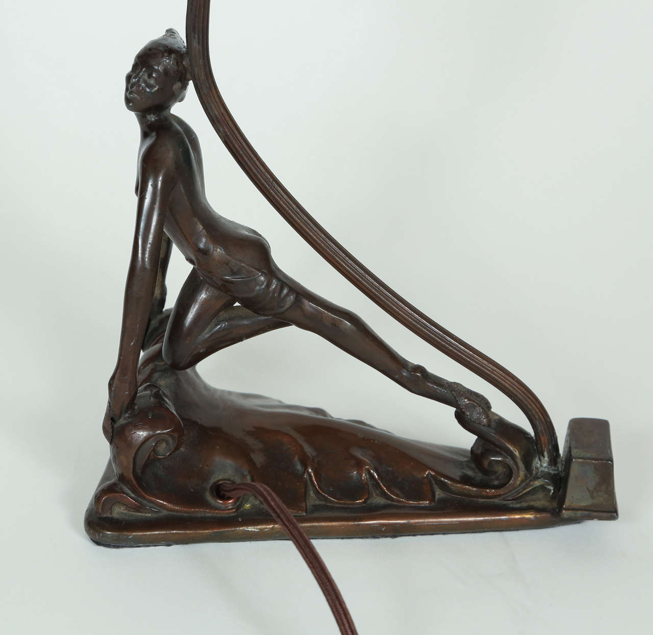 Bronze Lady Lamp 2