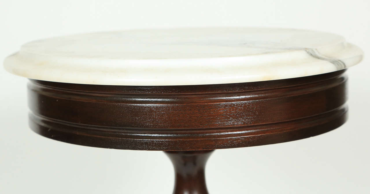 victorian marble top side table