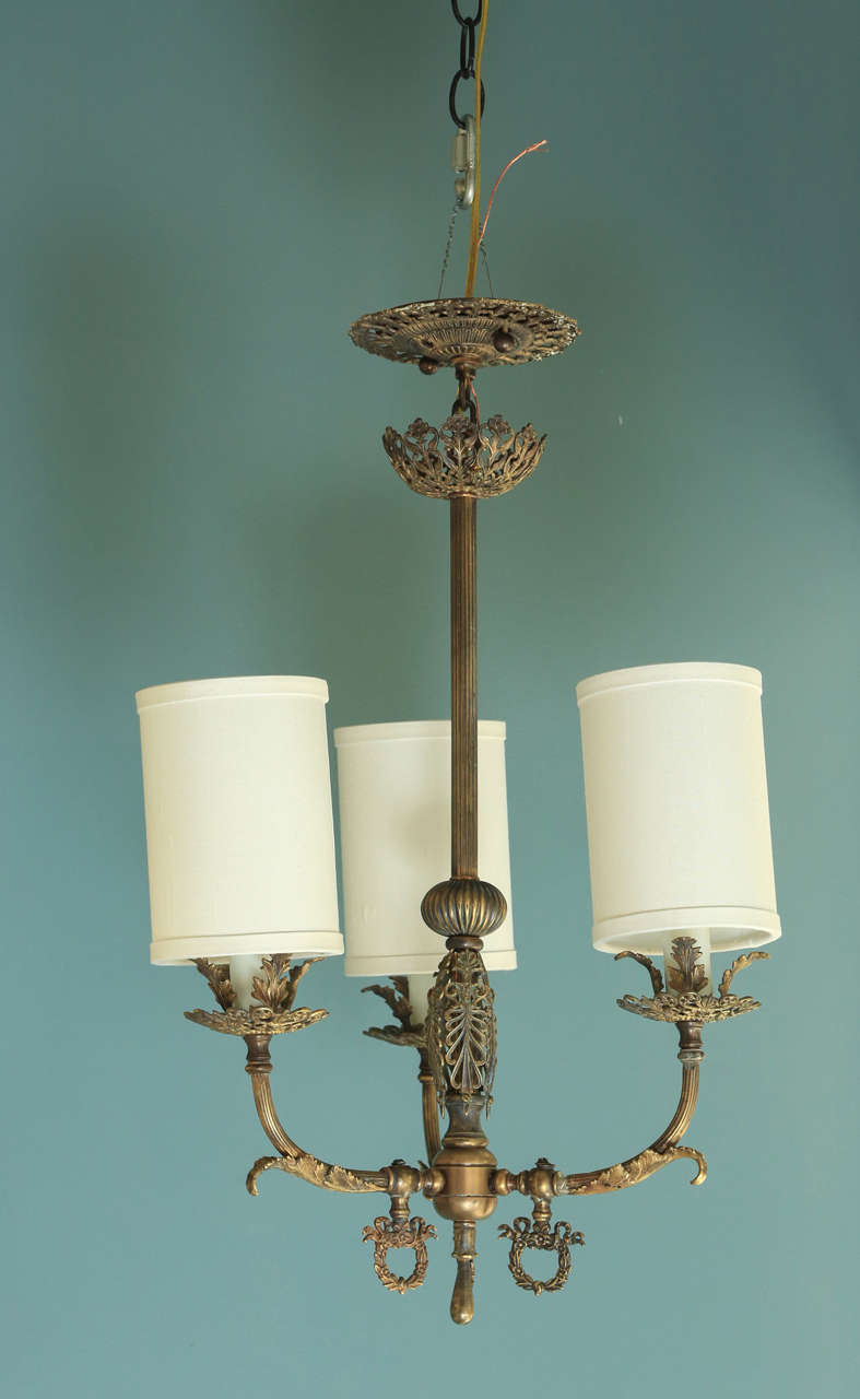 Brass Gas Lamp Hanging Pendant