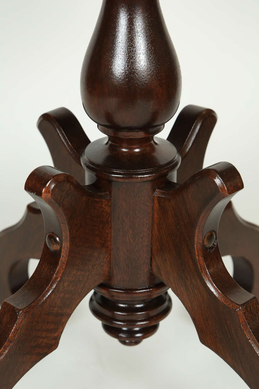 Victorian Mahogany Table with Marble Top at 1stDibs victorian