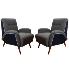 Midcentury Italian Armchairs in the Style of Ico Parisi 12