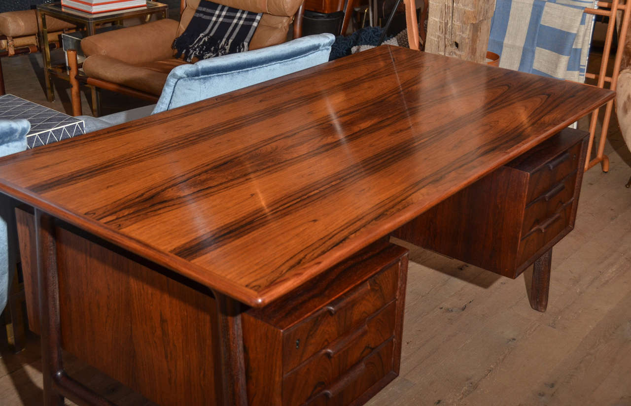 Danish Late 1950's Gunni Omann Rosewood Desk 