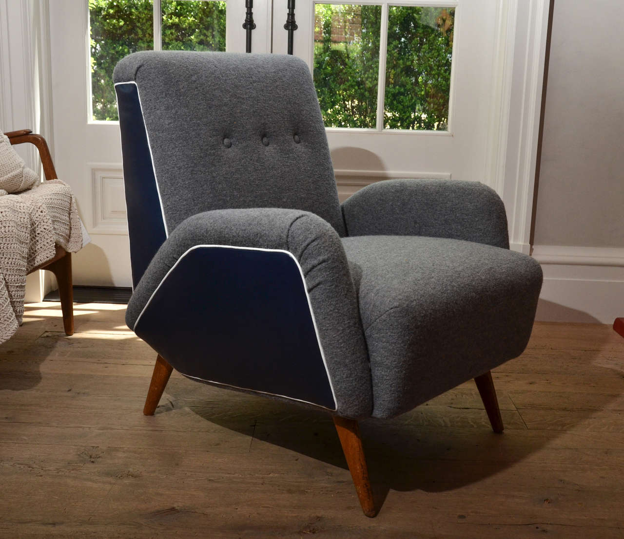 Midcentury Italian Armchairs in the Style of Ico Parisi For Sale at 1stDibs