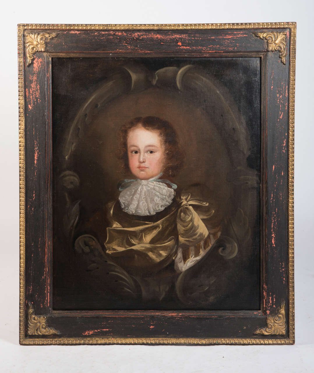 Portrait of boy attribution Mary Beal and poss one of her sons