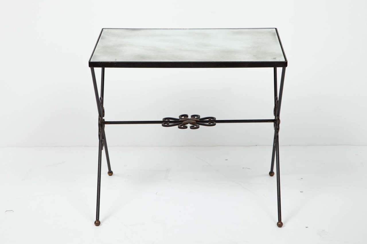 French Wrought Iron Nesting Tables In Good Condition For Sale In New York, NY