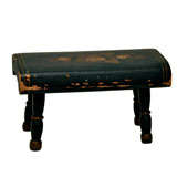 Antique 19th Century Original Stencil/Painted Foot Stool