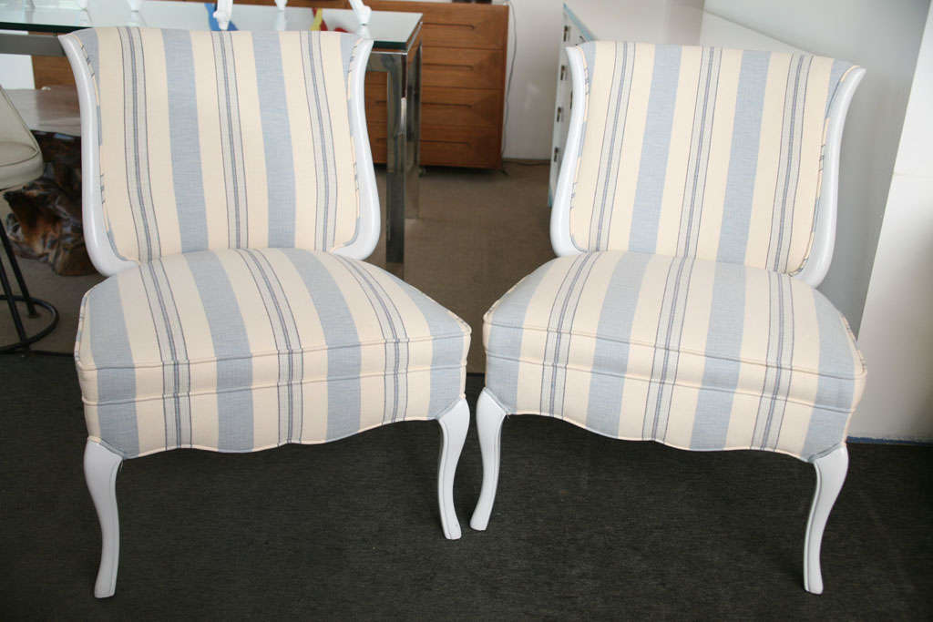 American Hamptons Decorators Side Chairs For Sale