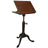 Antique Mahogany Music Stand