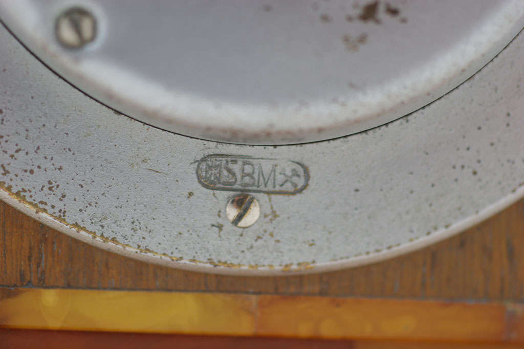 Antique Amber Desk Clock 4