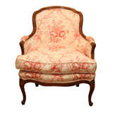 Louis XV Style Bergere, Mid-20th Century