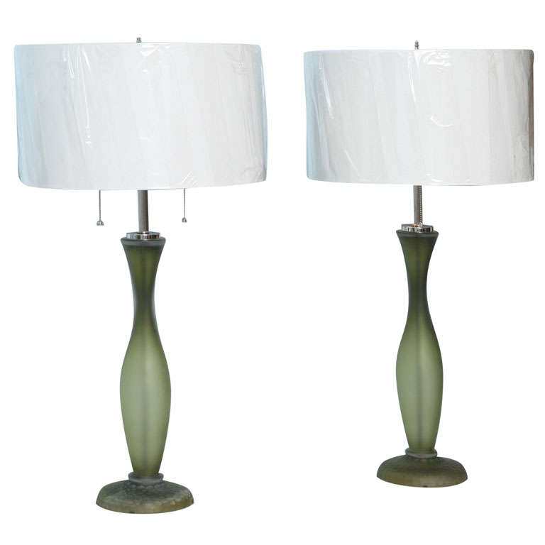Italian Murano Seguso Lamps Donghia