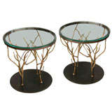Bronzed Tree Branch Tables