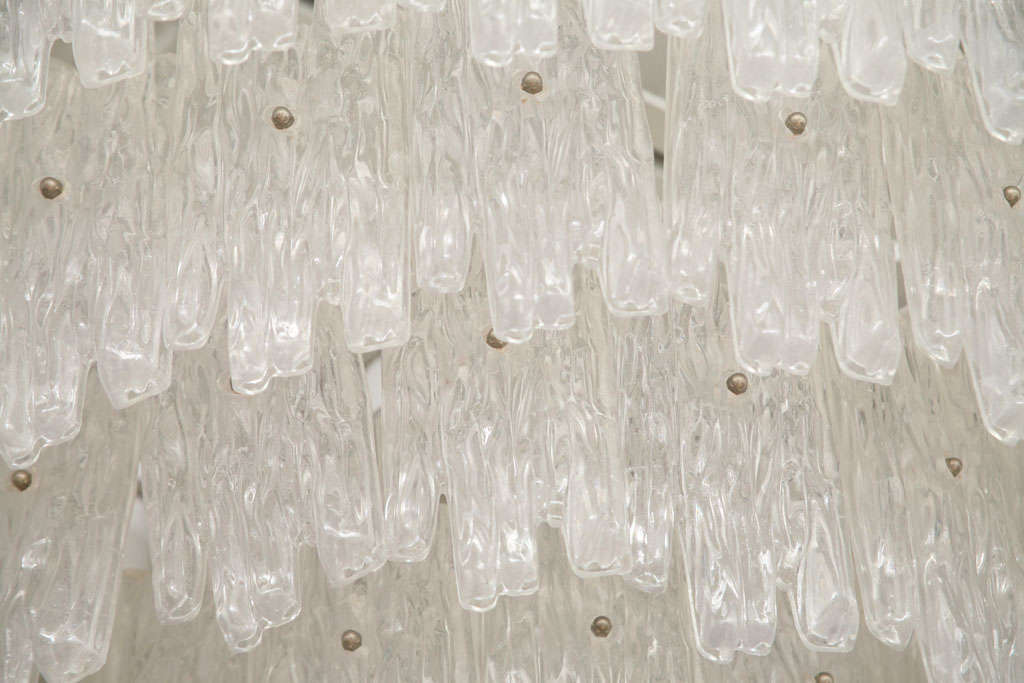 Massive Six-Tiered Lucite Chandelier 4