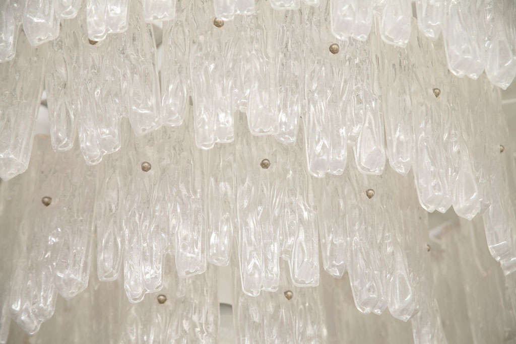 Massive Six-Tiered Lucite Chandelier 5