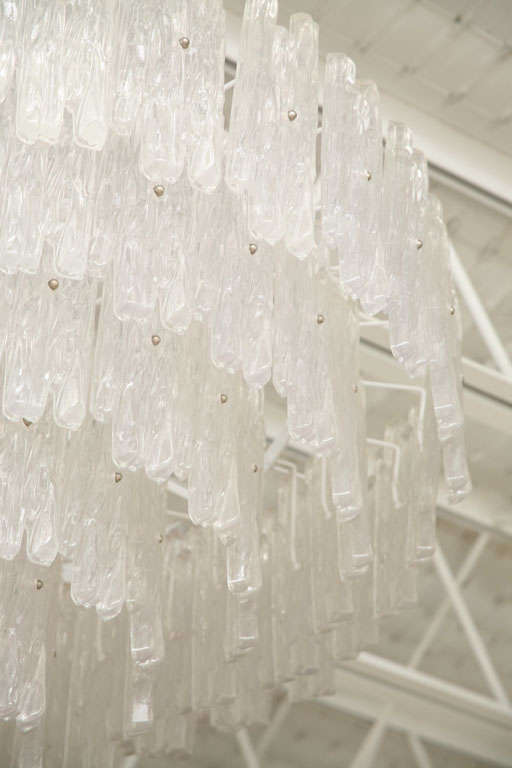 Massive Six-Tiered Lucite Chandelier 6
