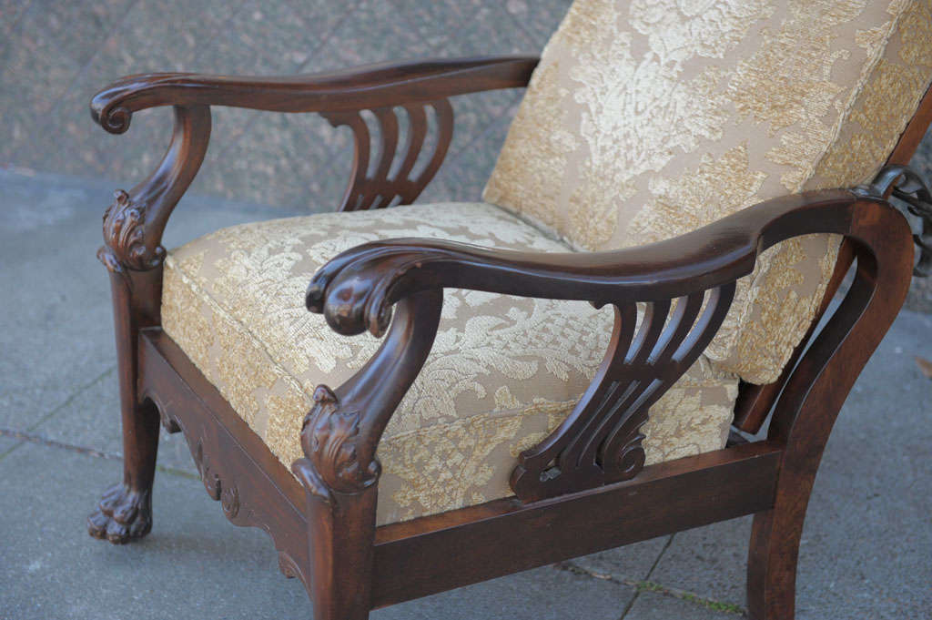 American Mahogany Morris Chair