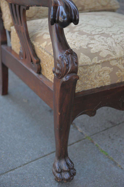 Mahogany Morris Chair 3