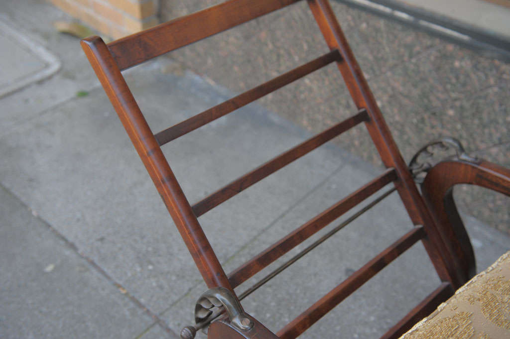 Mahogany Morris Chair 4