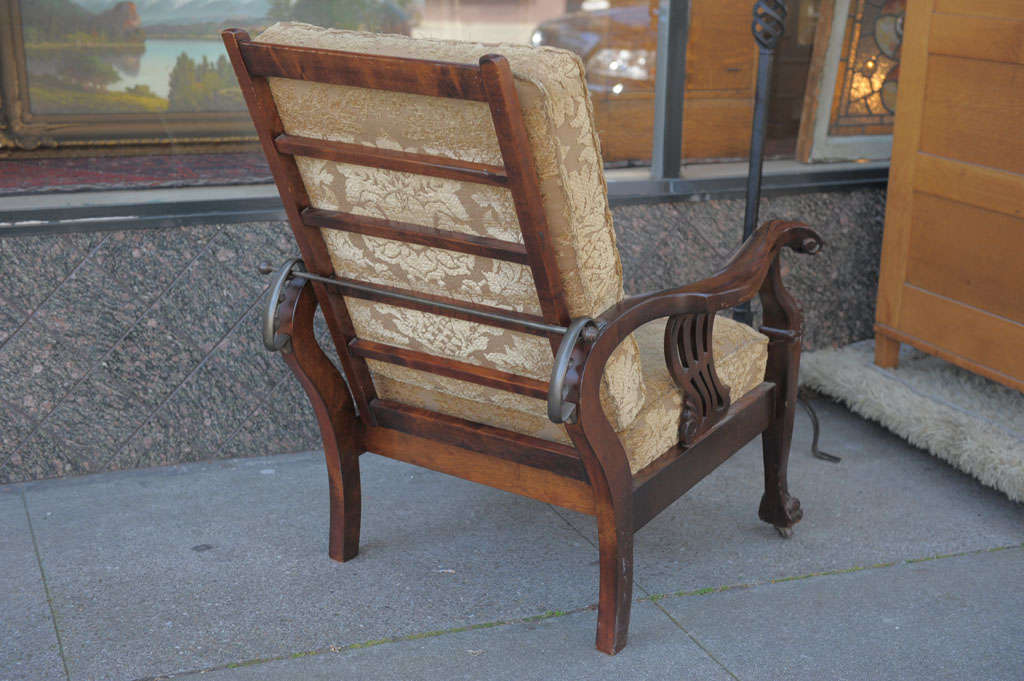 Mahogany Morris Chair 5