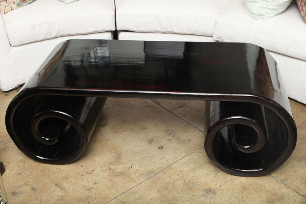 Chinese Scroll Coffee Table