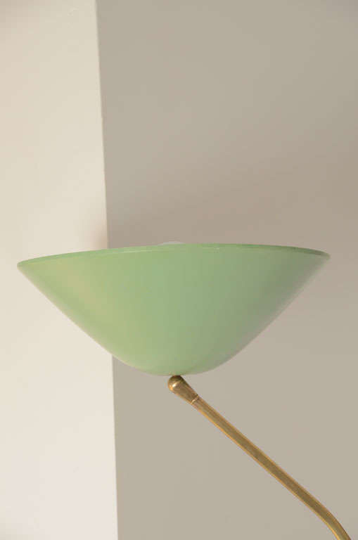 Brass Iconic Italian Floor Lamp by Stilux