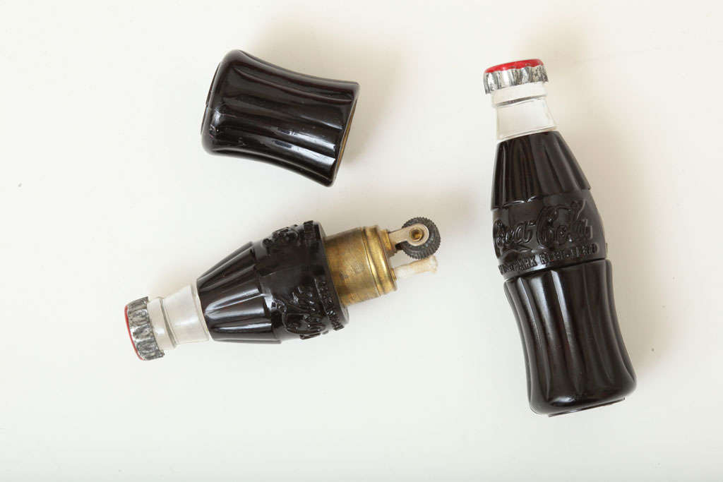 American Rare Complete Set of Coca-Cola Advertising Cigarette Lighters