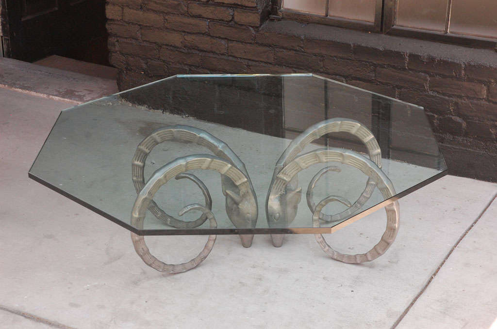 Ibex Coffee Table with  glass table top 2