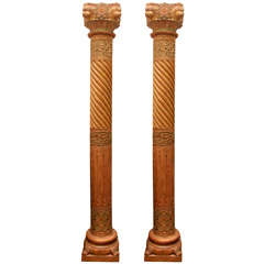 Pair of Impressive Palace Columns