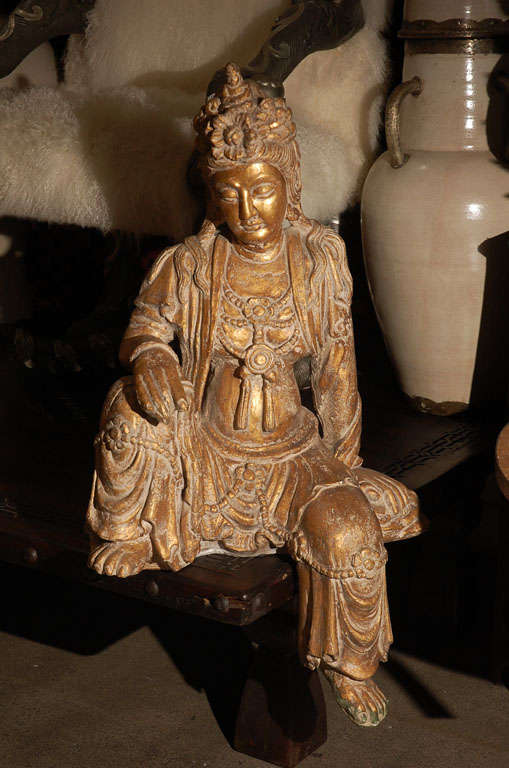 Asian Figure of Seated Guanyin