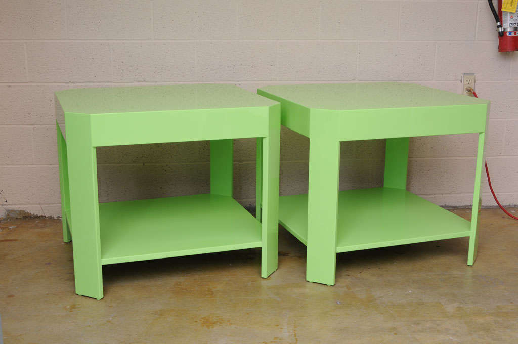 Mid-Century Modern 1970's Side Tables attr. Karl Springer