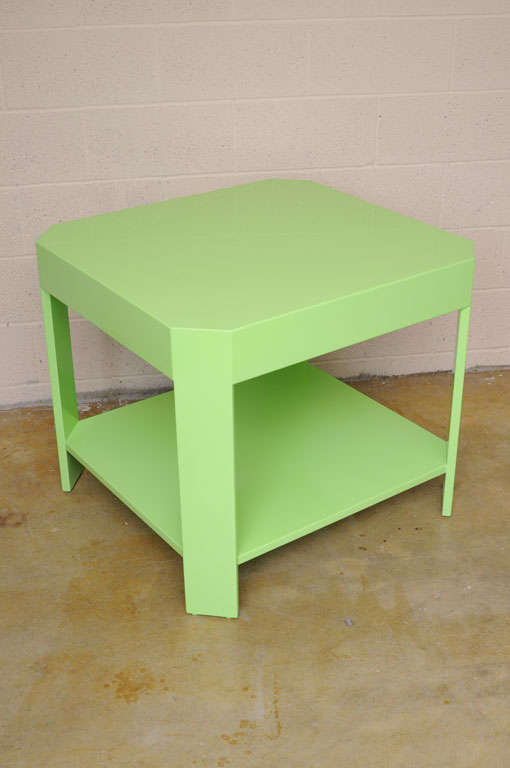 1970's Side Tables attr. Karl Springer In Excellent Condition In Miami, FL