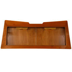 1950s Wall-Mounted Display Cabinet, Attributed to Ico Parisi