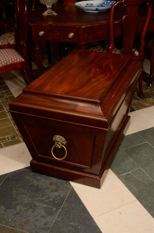 A LARGE William IV Mahogany Cellarette