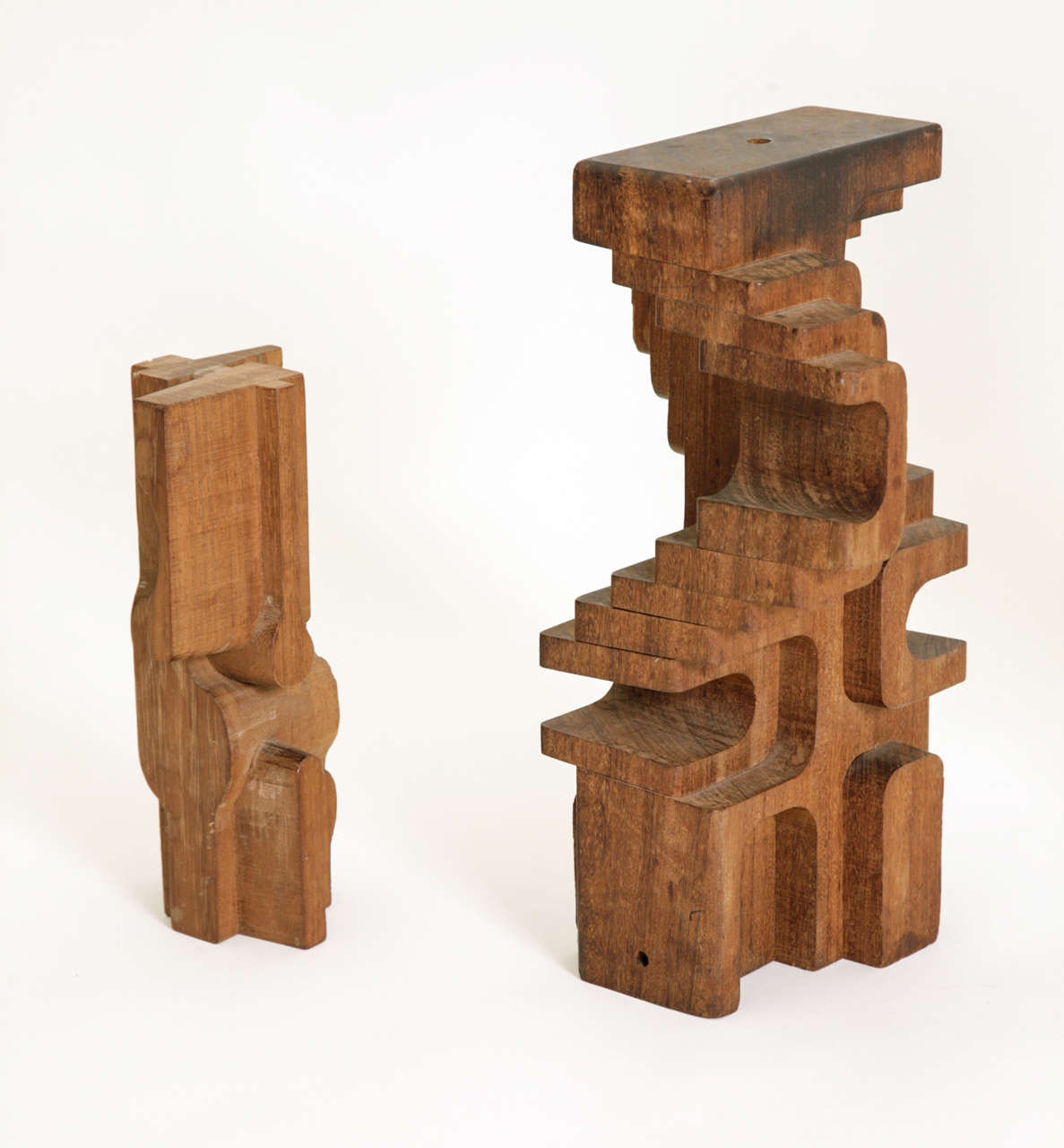 Mid-Century Modern Set Of Abstract Sculptures By Brian Wilshire