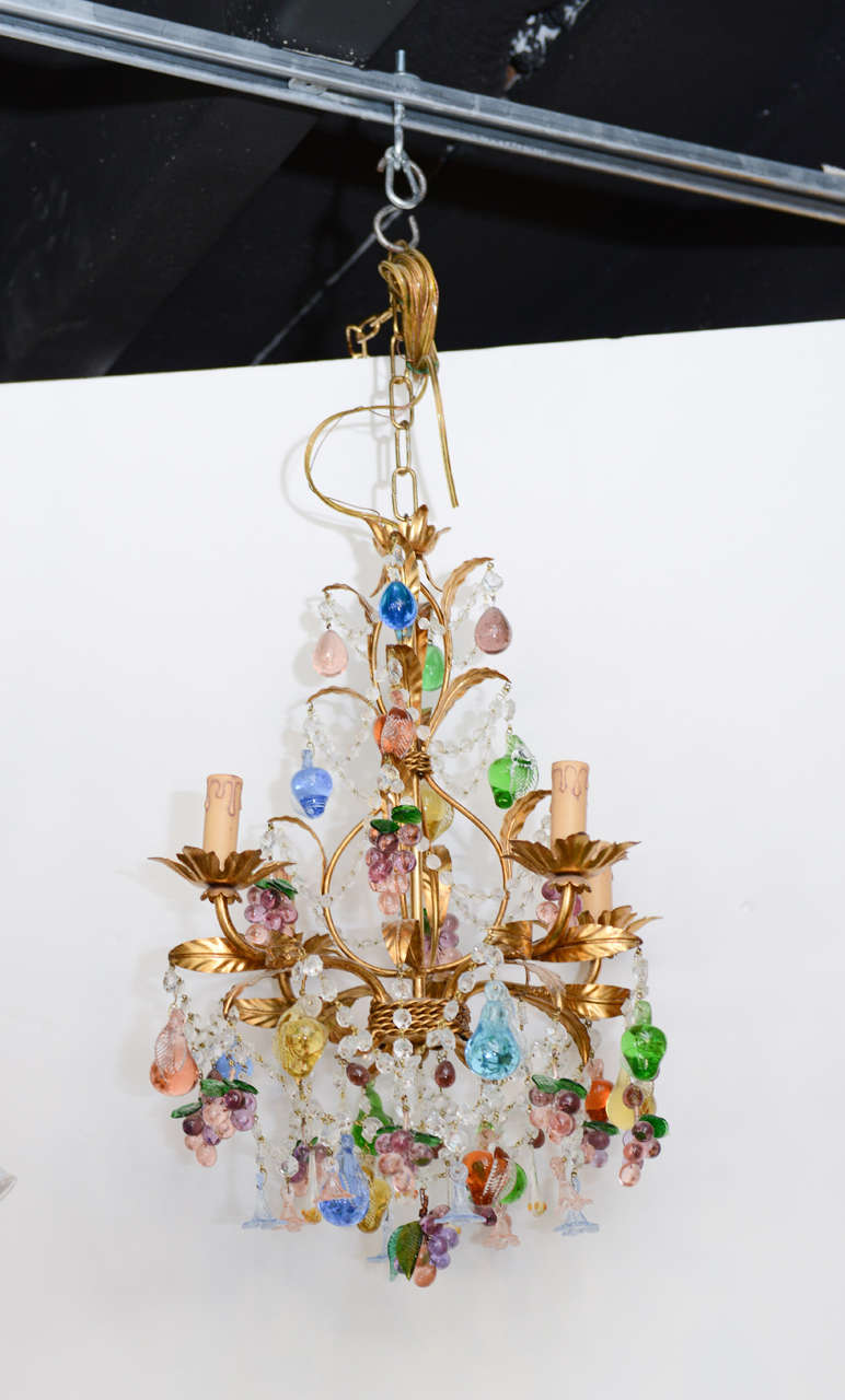 vintage murano chandelier