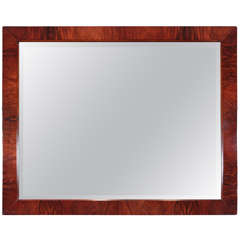 Antique Mahogany Framed Mirror