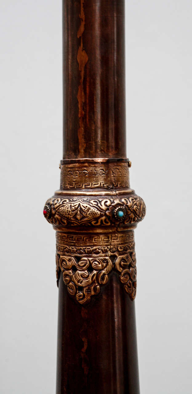 Tibetan Monk's Trumpet Floor Lamp 2