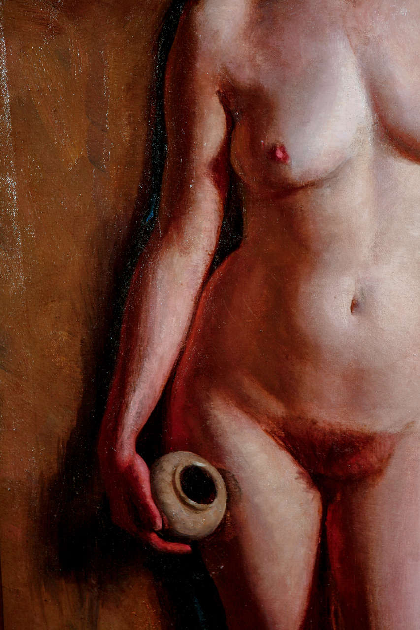 H. Farlow, Early 20th Century Nude Study In Good Condition For Sale In Los Angeles, CA