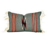 1940's Hand Woven Indian Small Pillow with Fringe
